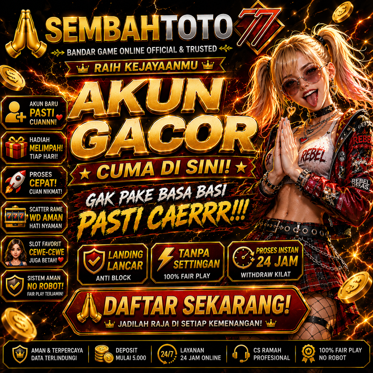 SEMBAHTOTO ~ Formula Ilmiah Daftar Slot Gacor dan Toto 5d Toto Macau dengan Deposit 5k Tanpa Potongan serta Proses Transaksi Aman dan Terenkripsi dengan Teknologi Terkini